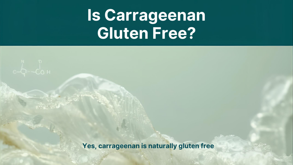 Is Carrageenan Gluten Free?